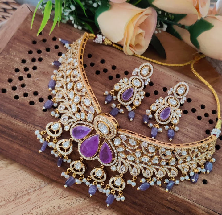 Kundan Meena Jadau Necklace Set
